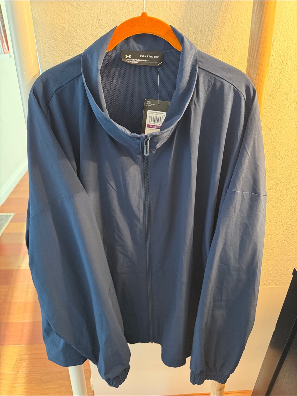 Under Armour Blue Women's Lightweight Full-Zip Windbreaker